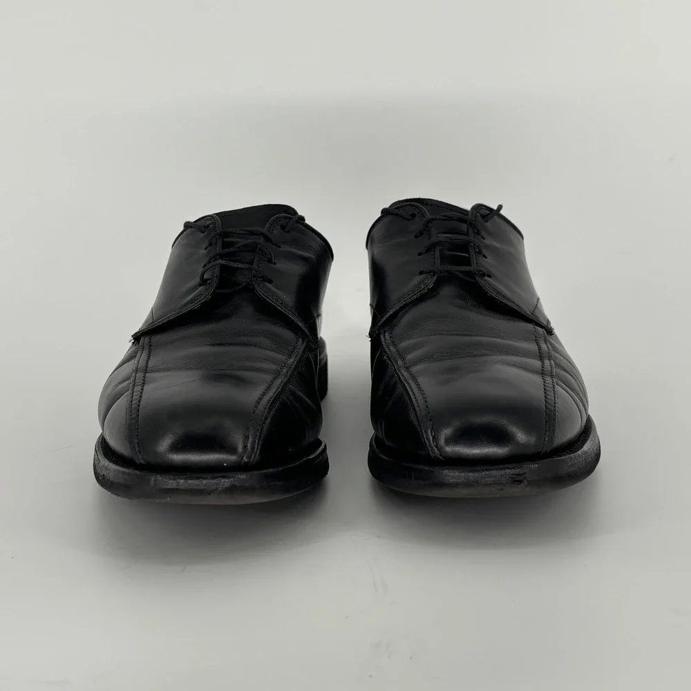 Allen Edmonds Road Warriors Leather Dress Shoe Black Men Size 9.5 Lace Up Office